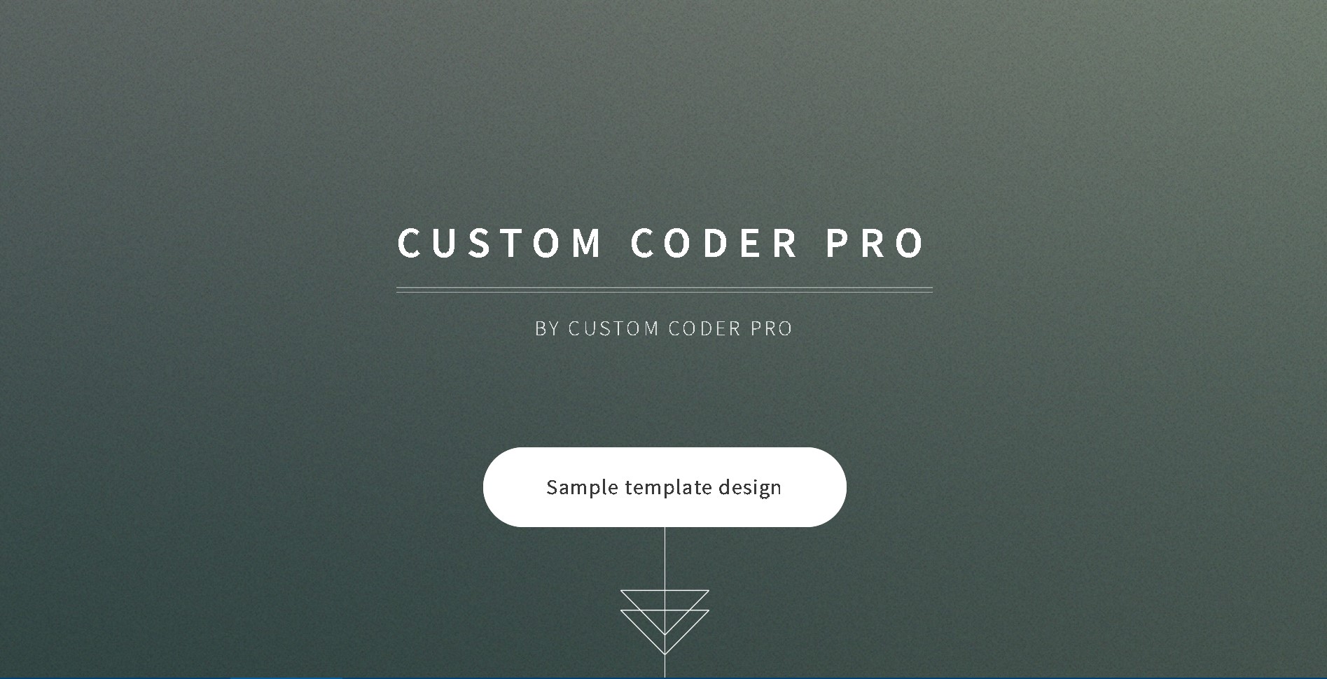 Custom Coder Pro Website Template
