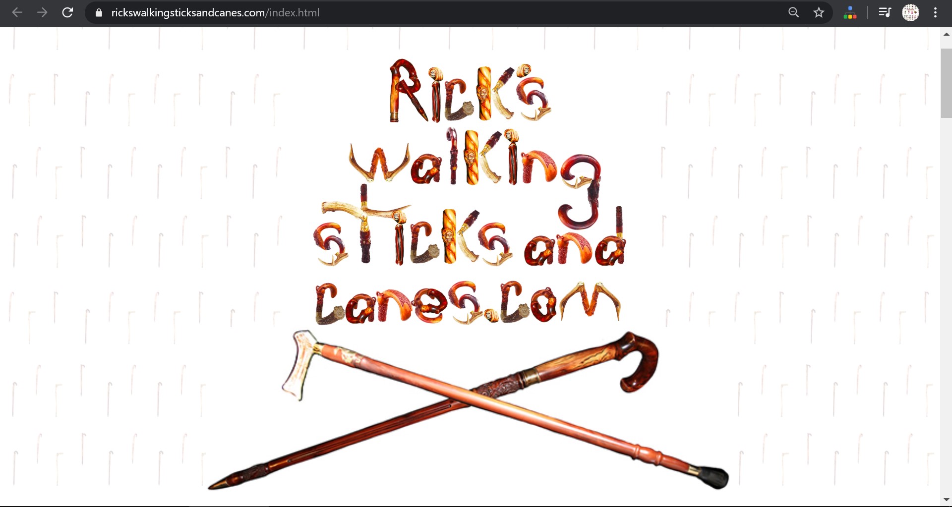 Walking Sticks Fasionable Canes by Rick Young